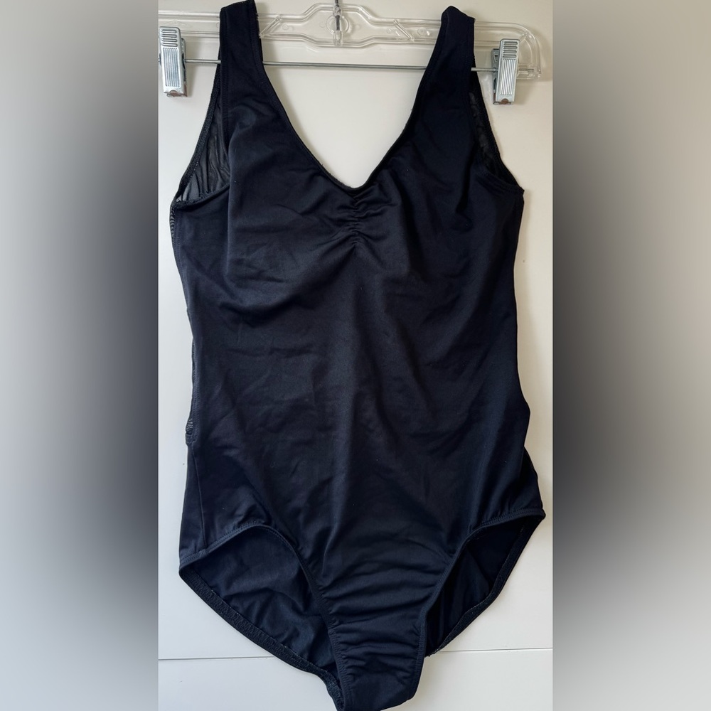 Suffolk, black leotard for ballet